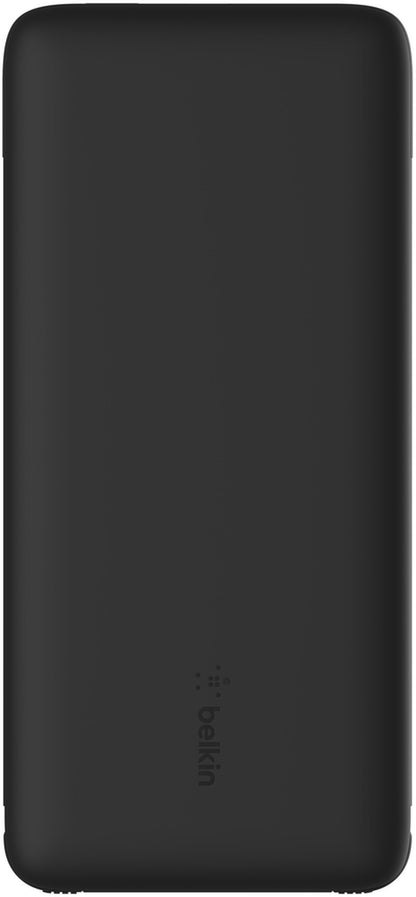 Zunanji akumulator Belkin BoostCharge Plus, 10000mAh, 23W, QC + PD, 1 x Lightning - 2 x USB-C, Črn BPB006btBLK