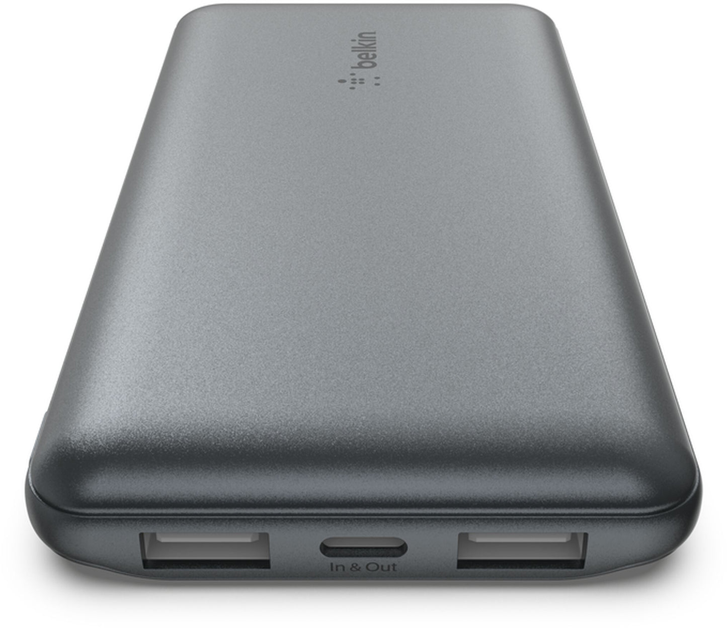 Zunanji akumulator Belkin BoostCharge, 10000mAh, 15W, 1 x USB-C - 2 x USB-A, Siva BPB011btGY