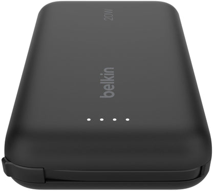 Zunanji akumulator Belkin BoostCharge, 10000mAh, 20W, PD, 2 x USB-C, Črn BPB021hqBK