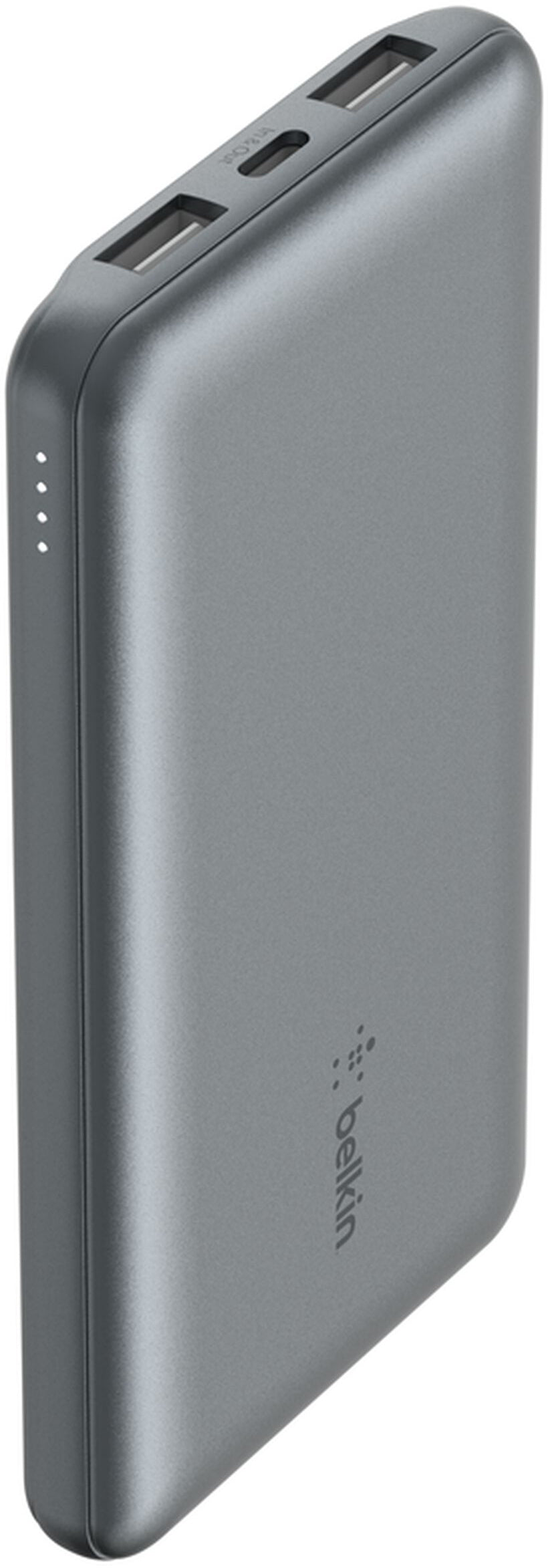 Zunanji akumulator Belkin BoostCharge, 10000mAh, 15W, 1 x USB-C - 2 x USB-A, Siva BPB011btGY