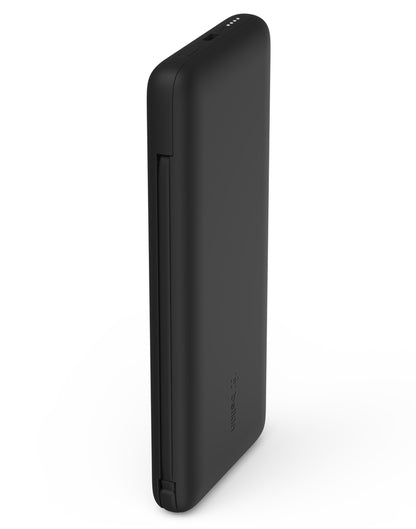 Zunanji akumulator Belkin BoostCharge Plus, 10000mAh, 23W, QC + PD, 1 x Lightning - 2 x USB-C, Črn BPB006btBLK