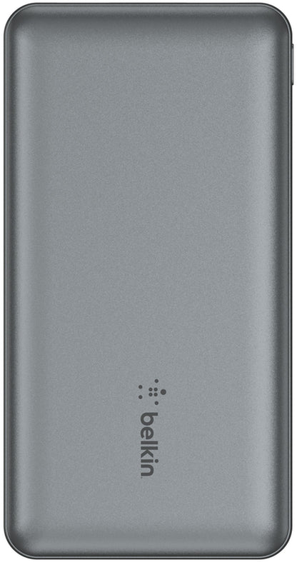 Zunanji akumulator Belkin BoostCharge, 10000mAh, 15W, 1 x USB-C - 2 x USB-A, Siva BPB011btGY