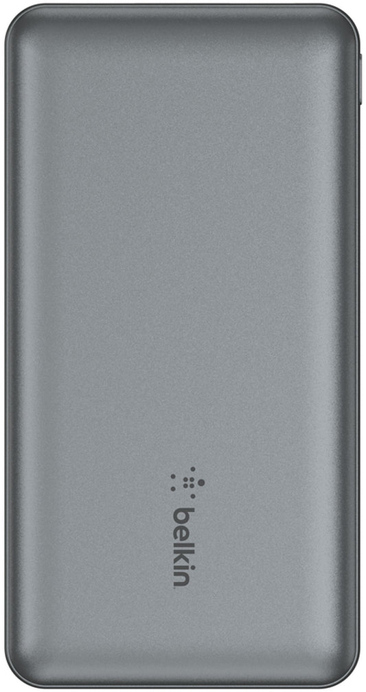 Zunanji akumulator Belkin BoostCharge, 10000mAh, 15W, 1 x USB-C - 2 x USB-A, Siva BPB011btGY