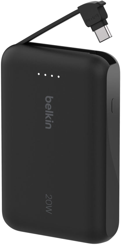 Zunanji akumulator Belkin BoostCharge, 10000mAh, 20W, PD, 2 x USB-C, Črn BPB021hqBK