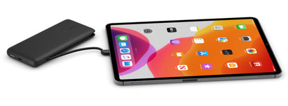 Zunanji akumulator Belkin BoostCharge Plus, 10000mAh, 23W, QC + PD, 1 x Lightning - 2 x USB-C, Črn BPB006btBLK