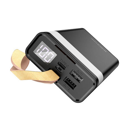 Zunanja baterija Borofone BJ18 Coolmy, 20000mAh, 10W, 2 x USB-A, Črna