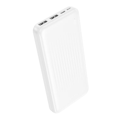 Zunanja baterija Borofone BJ78 Clever, 10000mAh, 10W, 2 x USB-A, Bela
