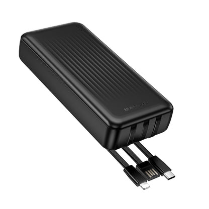 Zunanja baterija Borofone BJ79 Clever, 20000mAh, 10W, 1 x Lightning - 1 x USB-A - 1 x USB-C, črna