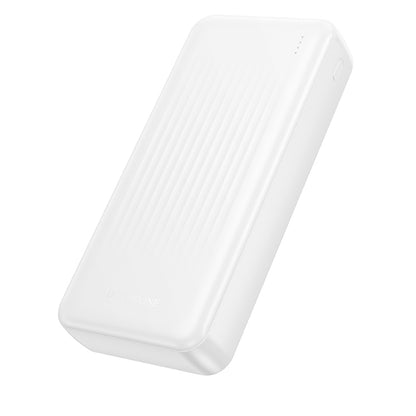 Zunanja baterija Borofone BJ80A Clever, 20000mAh, 22.5W, QC + PD, 1 x USB-C - 2 x USB-A, Bela