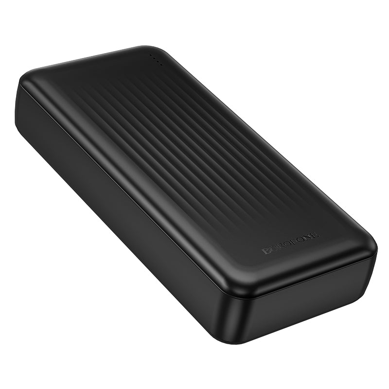 Zunanja baterija Borofone BJ80A Clever, 20000mAh, 22.5W, QC + PD, 1 x USB-C - 2 x USB-A, Črna