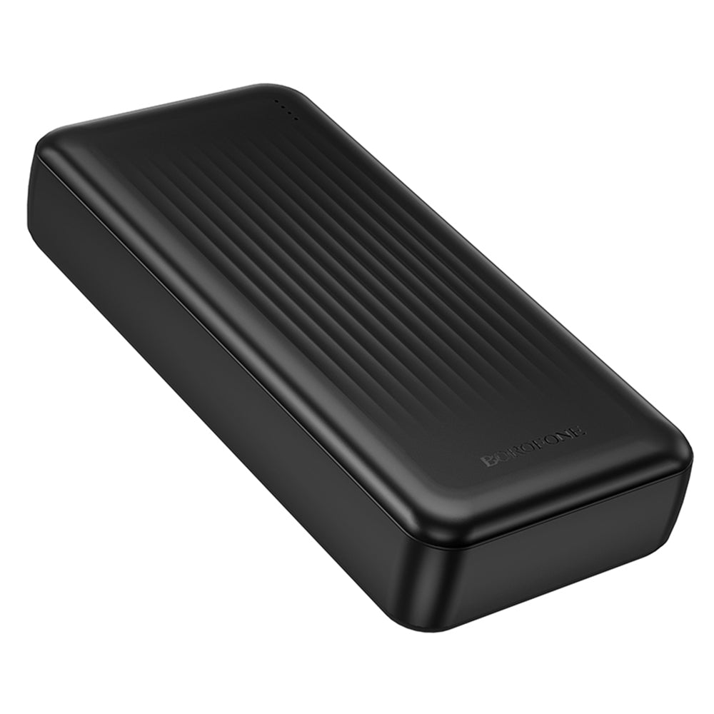 Zunanja baterija Borofone BJ80A Clever, 20000mAh, 22.5W, QC + PD, 1 x USB-C - 2 x USB-A, Črna