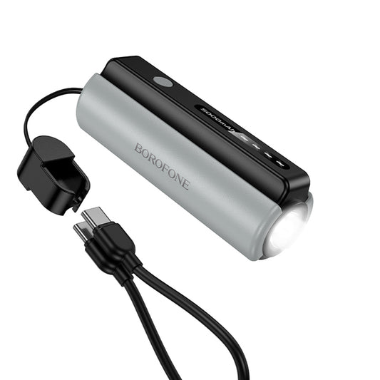 Zunanji akumulator Borofone BJ87 Star, 5000mAh, 10W, 1 x USB-C, siva