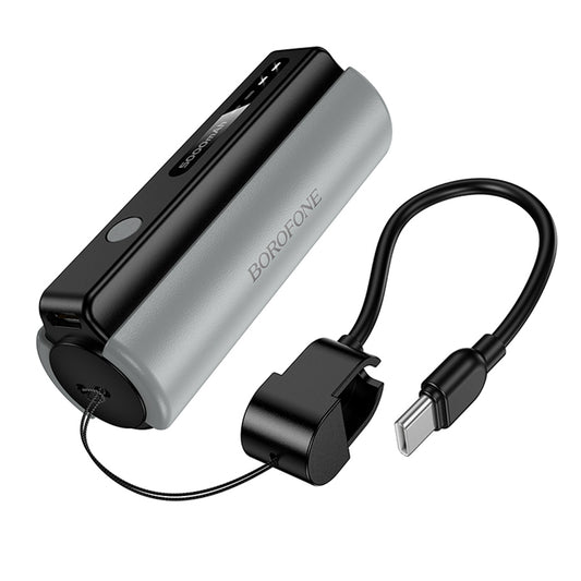 Zunanji akumulator Borofone BJ87 Star, 5000mAh, 10W, 1 x USB-C, siva