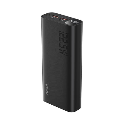 Zunanja baterija BWOO BO-P44, 20000mAh, 22.5W, QC + PD, 1 x USB-C - 2 x USB-A, Črna