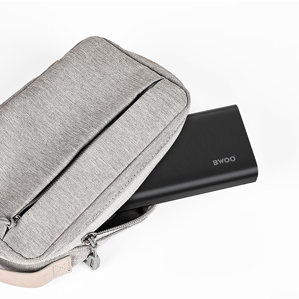 Zunanja baterija BWOO BO-P44, 20000mAh, 22.5W, QC + PD, 1 x USB-C - 2 x USB-A, Črna