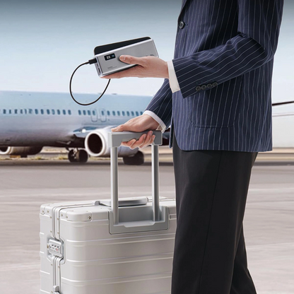 Zunanja baterija Cuktech P+ No.15, 20000mAh, 150W, QC + PD, 1 x USB-A - 2 x USB-C, Siva CUKPB200GLBK