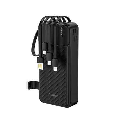Zunanja baterija Dudao K11 Pro, 20000mAh, 10W, 1 x Lightning - 1 x microUSB - 1 x USB-A - 1 x USB-C, Črna