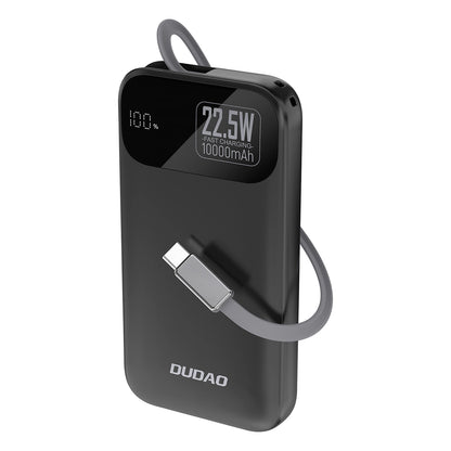 Zunanja baterija Dudao K31, 10000mAh, 22.5W, PD, 2 x USB-C, črna