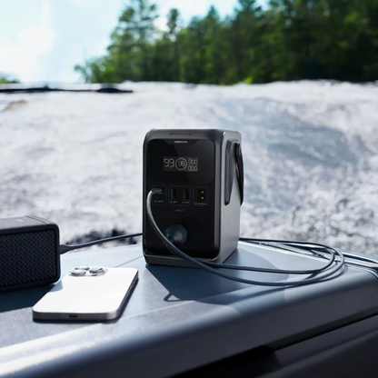 EcoFlow Trail 200 External Battery, 60000mAh, 220W, PD, 2 x USB-A - 2 x USB-C, Black EF-TRAIL200-N