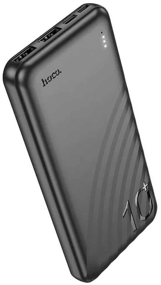 Zunanja baterija HOCO J123, 10000mAh, 10W, 2 x USB-A, Črna