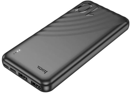 Zunanja baterija HOCO J123, 10000mAh, 10W, 2 x USB-A, Črna