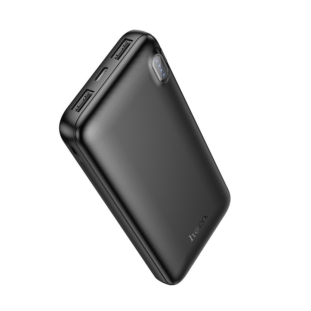 Zunanja baterija HOCO J128, 10000mAh, 10W, 2 x USB-A, Črna