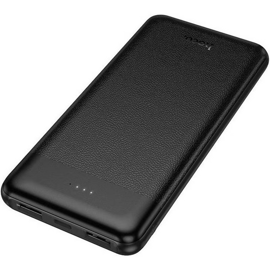 Zunanji baterijski polnilec HOCO J153 Stability, 10000mAh, 10W, 2 x USB-A, Črna