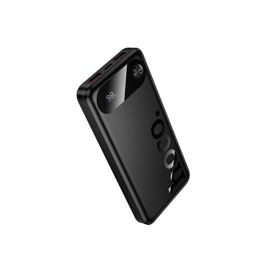 Zunanji akumulator HOCO J154, 10000mAh, 22,5W, QC + PD, 1 x USB-C - 2 x USB-A, Črn