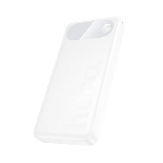 Zunanji akumulator HOCO J154, 10000mAh, 22,5W, QC + PD, 1 x USB-C - 2 x USB-A, bela