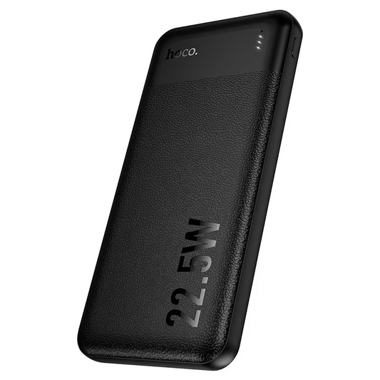 Zunanja baterija HOCO J159 Essence, 10000 mAh, 22,5 W, QC + PD, 1 x USB-C – 2 x USB-A, črna