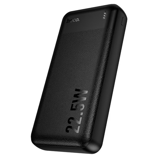 Zunanja baterija HOCO J159A Essence, 20000 mAh, 22,5 W, QC + PD, 1 × USB-C – 2 × USB-A, črna
