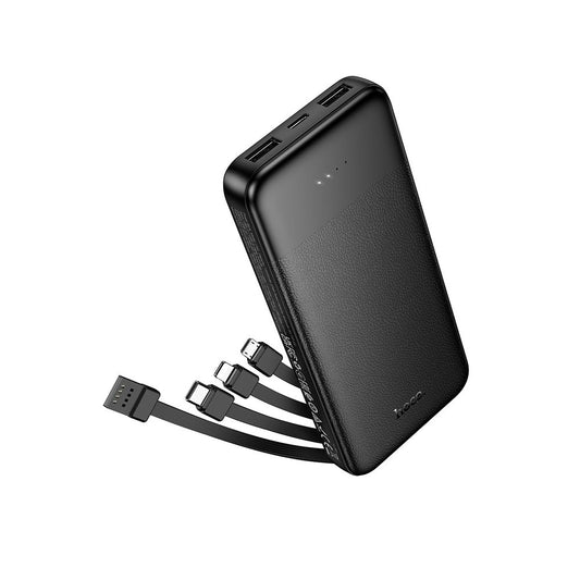 Zunanji akumulator HOCO J163, 10000mAh, 10W, 1 x Lightning - 1 x microUSB - 2 x USB-A - 1 x USB-C, Črn