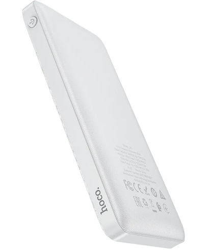 Zunanja baterija HOCO J72, 10000mAh, 10W, 2 x USB-A, Bela