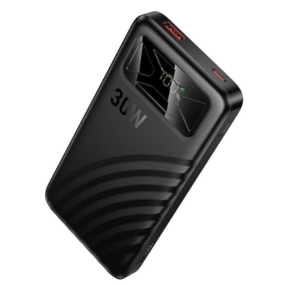 Zunanja baterija HOCO Q42, 10000 mAh, 30 W, QC + PD, 1 x USB-A - 1 x USB-C, črna