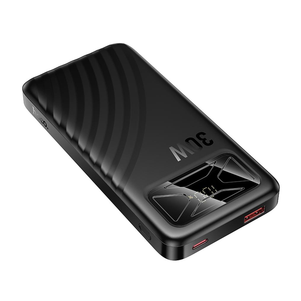 Zunanja baterija HOCO Q42, 10000 mAh, 30 W, QC + PD, 1 x USB-A - 1 x USB-C, črna