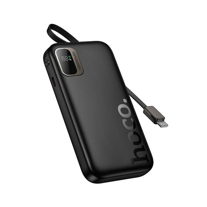 Zunanji akumulator HOCO Q51, 10000mAh, 20W, PD, 2 x USB-C, Črn
