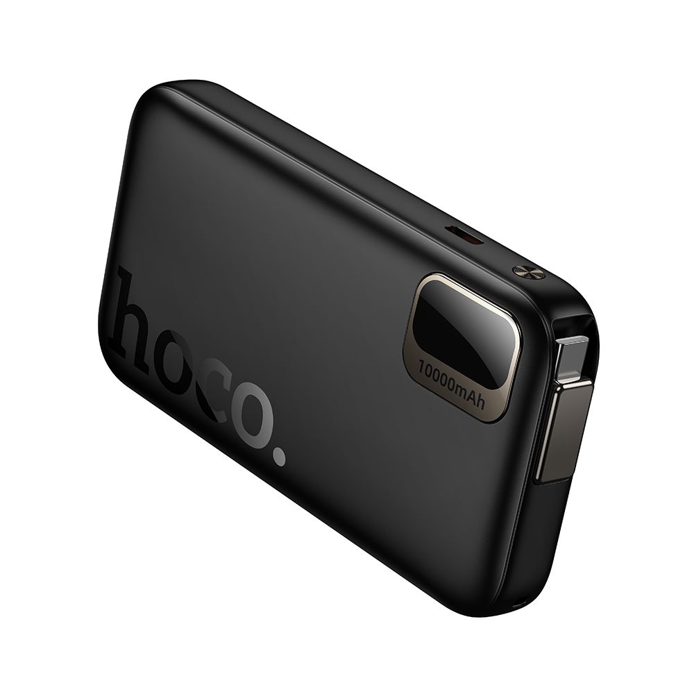 Zunanji akumulator HOCO Q51, 10000mAh, 20W, PD, 2 x USB-C, Črn