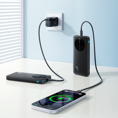 Zunanja baterija Joyroom JR-PBF12 Pro, 10000mAh, 22,5W, QC + PD, 1 x USB-C - 2 x USB-A, Črna