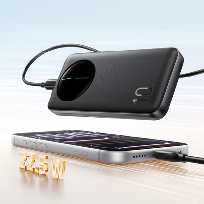 Zunanja baterija Joyroom JR-PBF12 Pro, 10000mAh, 22,5W, QC + PD, 1 x USB-C - 2 x USB-A, Črna