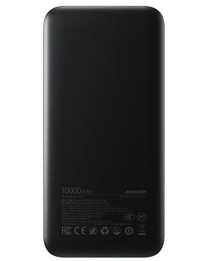 Zunanja baterija Joyroom JR-PBF12 Pro, 10000mAh, 22,5W, QC + PD, 1 x USB-C - 2 x USB-A, Črna