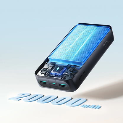 Zunanja baterija Joyroom JR-PBF14 Pro, 20000mAh, 22.5W, QC + PD, 1 x USB-C - 2 x USB-A, Črna