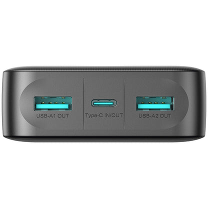 Zunanja baterija Joyroom JR-PBF14, 20000mAh, 12W, 1 x USB-C - 2 x USB-A, Črna