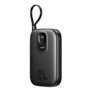 Zunanja baterija Joyroom JR-PBF18, 10000mAh, 22.5W, QC + PD, 1 x Lightning - 1 x USB-A - 1 x USB-C, Črna