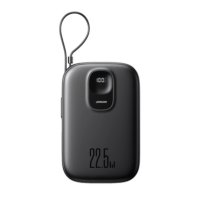 Zunanja baterija Joyroom JR-PBF18, 10000mAh, 22.5W, QC + PD, 1 x Lightning - 1 x USB-A - 1 x USB-C, Črna