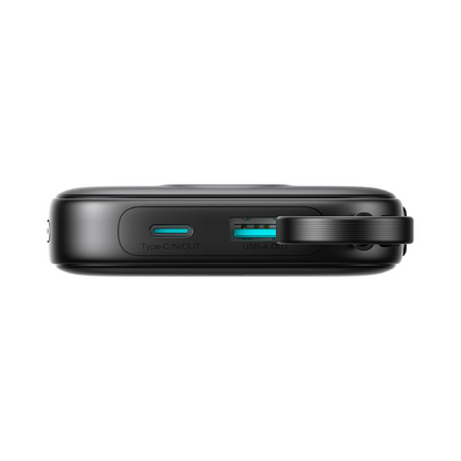 Zunanja baterija Joyroom JR-PBF18, 10000mAh, 22.5W, QC + PD, 1 x Lightning - 1 x USB-A - 1 x USB-C, Črna
