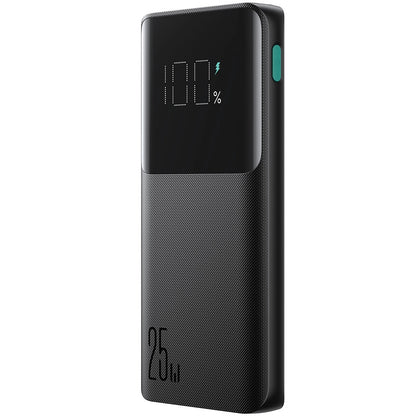 Zunanja baterija Joyroom JR-PBF20, 10000mAh, 25W, QC + PD, 1 x USB-C - 2 x USB-A, Črna