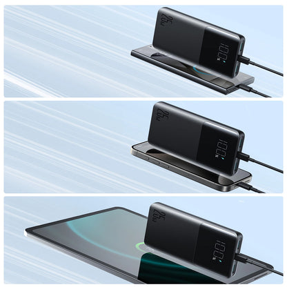 Zunanja baterija Joyroom JR-PBF20, 10000mAh, 25W, QC + PD, 1 x USB-C - 2 x USB-A, Črna