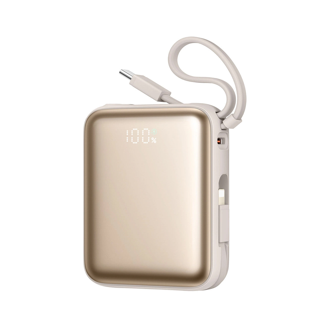 Zunanja baterija Joyroom JR-PBF27, 10000mAh, 22.5W, PD, 1 x Lightning - 2 x USB-C, Zlata