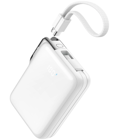 Zunanja baterija Joyroom JR-PBF27 Pro, 10000mAh, 30W, QC + PD, 1 x Lightning - 2 x USB-C, Bela