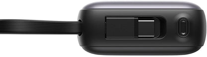 Joyroom JR-PBF27 External Battery, 10000mAh, 22.5W, QC + PD, 1 x Lightning - 2 x USB-C, Black